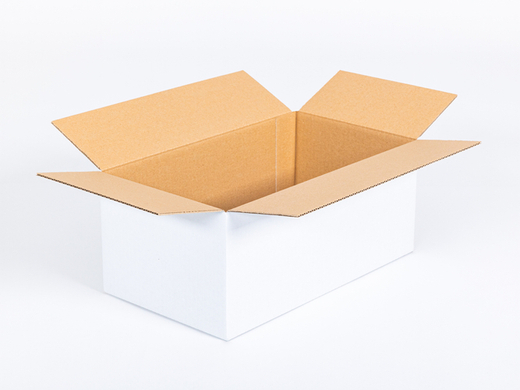 Karton klapowy 350x200x150mm 3W B 360g/m2 Biały Zestaw palet 6120 szt.