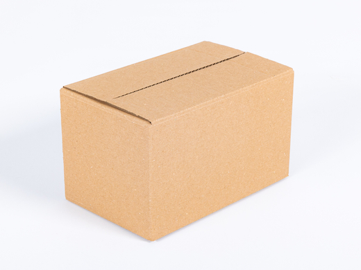 Karton klapowy 250x150x150mm 3W B 380g/m2 Szary Paczka 300 szt.