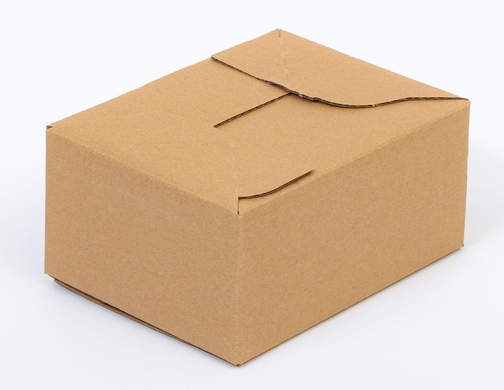 Karton fasonowy z paskiem klejowym i tasiemką zrywającą 200x150x100mm 3W B 320g/m2 Szary Komplet 20 szt.