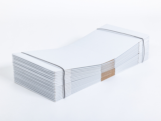 Karton fasonowy 300x300x100mm 3W E 350g/m2 Biały Zestaw palet 3360 szt.