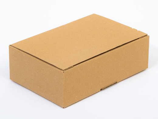 Karton fasonowy z paskiem klejowym i tasiemką zrywającą 300x200x100mm 3W B 320g/m2 Szary Paleta 1760 szt.