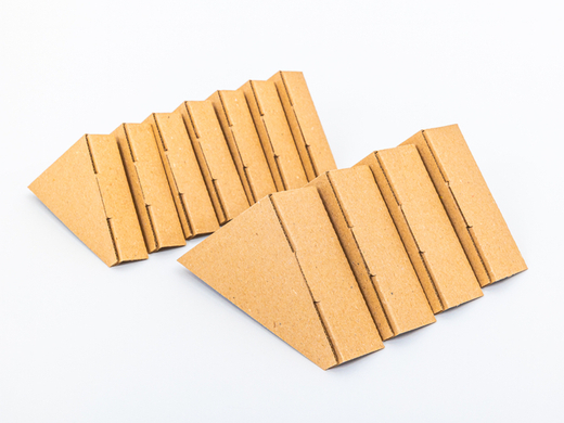 Narożnik tekturowy ochronny 80x20x80mm 3W E 380g/m2 Szary Komplet 40 szt.