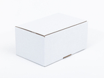 Karton fasonowy z paskiem klejowym i tasiemką zrywającą 300x200x150mm 3W B 360g/m2 Biały Komplet 20 szt.
