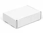 Karton fasonowy z paskiem klejowym i tasiemką zrywającą 200x120x80mm 3W B 440g/m2 Biały-Biały Zestaw palet 8400 szt.