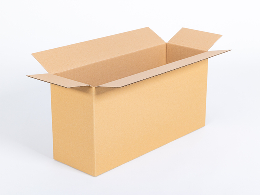 Karton klapowy podłużny 600x200x300mm 3W B 400g/m2 Szary Paczka 80 szt. 