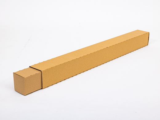 Tuba tekturowa teleskopowa z paskiem klejowym 100x100x(1000-2000)mm 3W B 440g/m2 Szara Paleta 1300 szt.