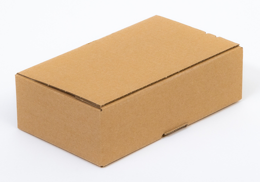 Karton fasonowy z paskiem klejowym i tasiemką zrywającą 250x150x80mm 3W B 380g/m2 Szary Zestaw palet 12000 szt.