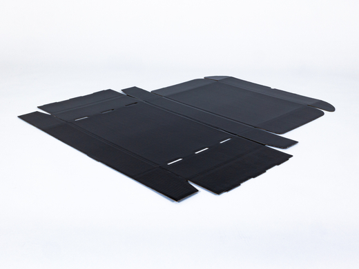 Czarny karton fasonowy 470x350x100mm wew. 3W B 410g/m2 Paleta 680 szt.