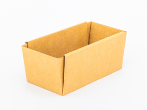 Karton mała łubianka kobiałka tekturowa na owoce i warzywa 0,5kg 160x85x70mm wew. 3W E 380g/m2 Szary Komplet 10 szt.