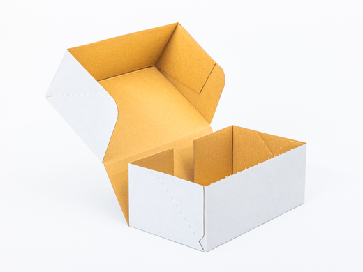 Karton fasonowy 250x150x100mm 3W E 350g/m2 Biały Komplet 20 szt.