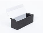 Czarny karton ozdobny na 1 butelkę wina 323x105x110mm 4W FE 450g/m² Komplet 10 szt.