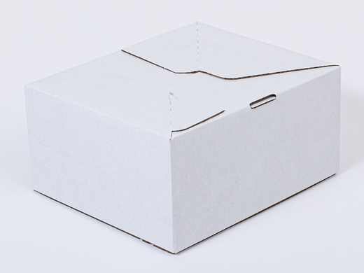 Karton fasonowy z paskiem klejowym i tasiemką zrywającą 300x250x150mm 3W B 360g/m2 Biały Zestaw palet 2880 szt.