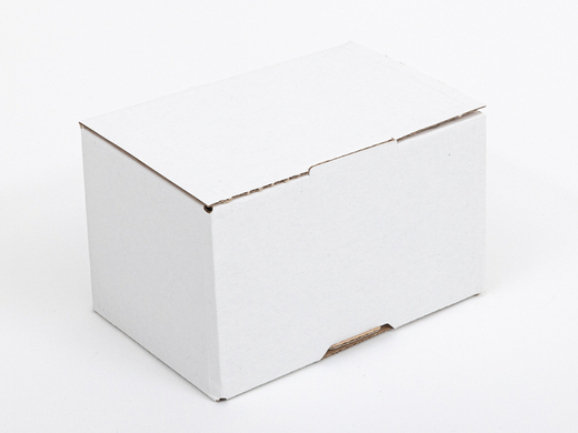 Karton fasonowy 121x89x73mm wew. 3W E 370g/m2 Biały Paleta 9200 szt.