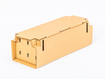 Karton łubianka kobiałka tekturowa na owoce 265x115x95 mm wew. 3W B 380g/m2 Szary Paleta 2600 szt.