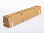 Tuba tekturowa z paskiem klejowym 100x100x900mm 3W B 440g/m2 Szara Paczka 150 szt.