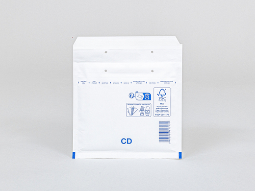 Koperty bąbelkowe białe CD VP 200x175mm Paczka 1200 szt.