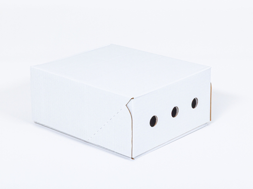 Opakowanie kartonowe na mięso, pudełko transportowe 370x320x160 mm 3W C 470g/m2 Białe FSC Mix Komplet 10 szt.