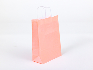 Torebka prezentowa pastelowy róż 240x100x320mm 1 szt.