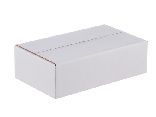 Karton klapowy 300x200x100mm 3W B 360g/m2 Biały Komplet 20 szt.