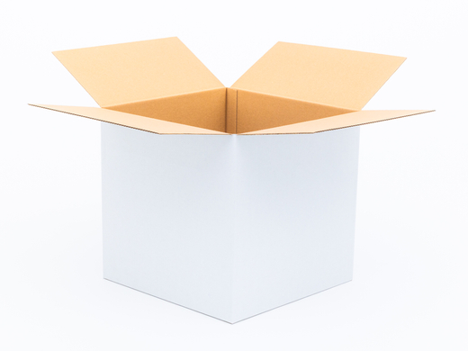 Karton klapowy 400x400x400mm 3W B 440g/m2 Biały Paleta 340 szt.