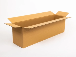 Karton klapowy podłużny 900x250x300mm 3W C 430g/m2 Szary Komplet 10 szt. 