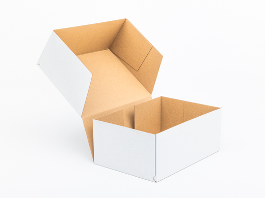 Karton fasonowy 350x250x150mm 3W E 370g/m2 Biały Komplet 20 szt.