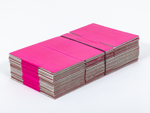 Różowy karton klapowy 300x150x100mm 3W B 405g/m2 Komplet 20 szt.