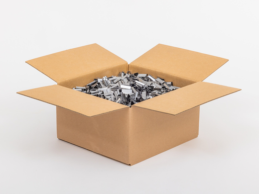 Zapinki blaszane 13mm karton 3000 szt. do taśmy PP Paczka 3 kartony