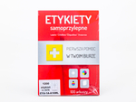 Białe etykiety samoprzylepne do nadruku 105x48mm 1200 etykiet arkusz A4 100 szt.