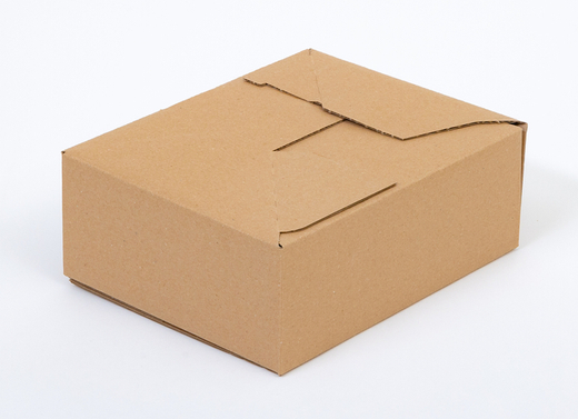 Karton fasonowy z paskiem klejowym i tasiemką zrywającą 250x200x100mm 3W B 320g/m2 Szary Zestaw palet 5760 szt.