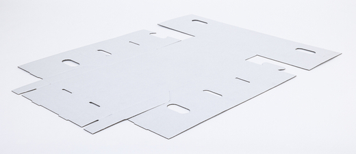 Karton na segregatory z uchwytami 330x240x240mm 3W B 400g/m2 Biały-Biały Zestaw palet 2220 szt.