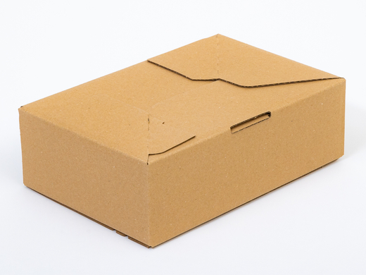 Karton fasonowy z paskiem klejowym i tasiemką zrywającą 300x200x100mm 3W B 320g/m2 Szary Paleta 1760 szt.