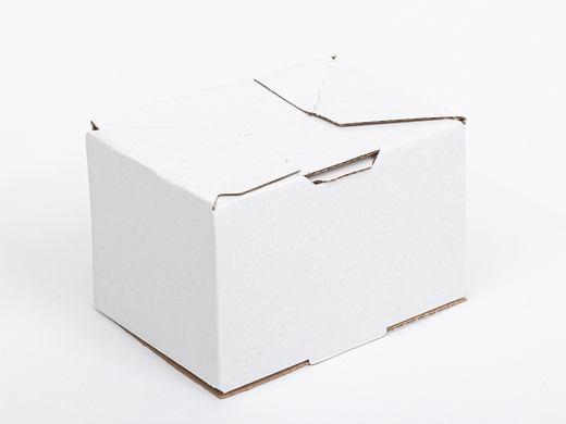 Karton fasonowy 121x89x73mm wew. 3W E 370g/m2 Biały Zestaw palet 27600 szt.