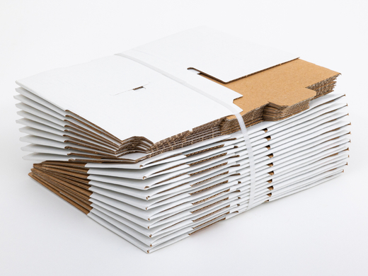 Karton fasonowy 121x89x73mm wew. 3W E 370g/m2 Biały Komplet 20 szt.