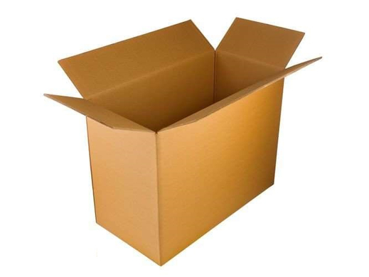 Karton klapowy 350x150x400mm 3W B 380g/m2 Szary Paczka 100 szt.