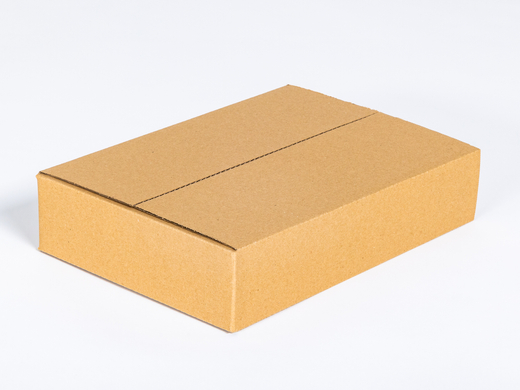 Karton klapowy 350x250x80mm 3W B 380g/m2 Szary Paleta 2040 szt.