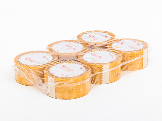 Taśma kauczukowa przezroczysta G-Tape POWER 48mm/60m Komplet 6 szt.