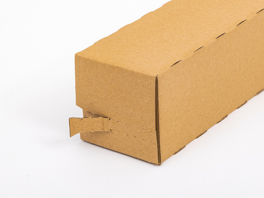 Tuba tekturowa z paskiem klejowym 100x100x600mm 3W B 440g/m2 Szary Zestaw palet 3960 szt.