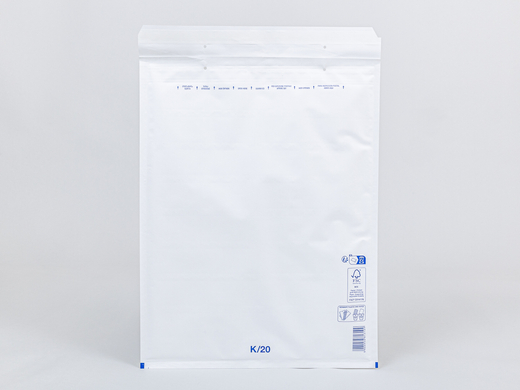 Koperty bąbelkowe białe K20 VP 370x480mm Paleta 1400 szt.