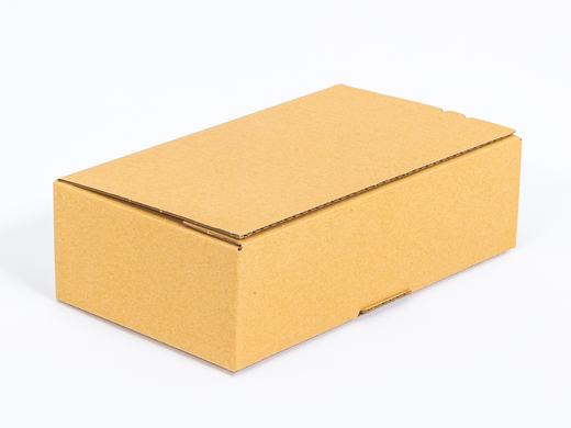 Karton fasonowy z paskiem klejowym i tasiemką zrywającą 250x150x80mm 3W B 320g/m2 Szary Paczka 280 szt.