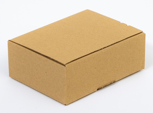 Karton fasonowy z paskiem klejowym i tasiemką zrywającą 200x150x80mm 3W B 380g/m2 Szary Zestaw palet 10080 szt.