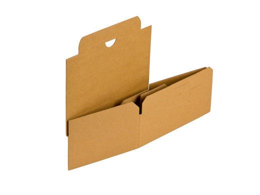 Karton fasonowy 180x100x70mm 3W E 390g/m2 Szary Paczka 760 szt.