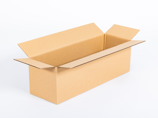 Karton klapowy długi 600x200x200mm 3W B 320g/m2 Szary Zestaw palet 5100 szt.