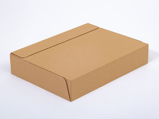 Karton fasonowy z paskiem klejowym i tasiemką zrywającą 400x300x80mm 3W E 340g/m2 Szary Zestaw palet 2520 szt.