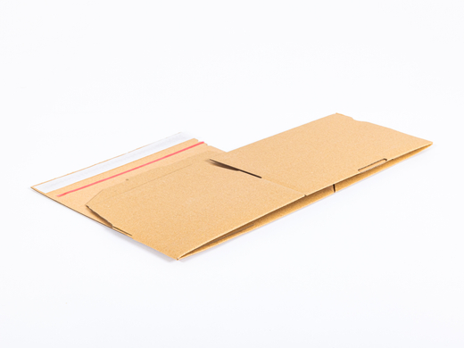 Karton fasonowy z paskiem klejowym i tasiemką zrywającą 250x200x80mm 3W B 380g/m2 Szary Komplet 20 szt.