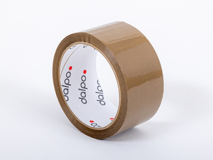 Taśma akrylowa brązowa 48mm/60y (54m) DALPO Komplet 6 szt.