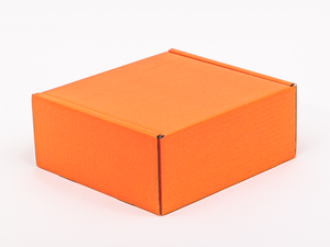 Pomarańczowy karton fasonowy 200x200x80mm 3W B 390g/m2 Komplet 10 szt.