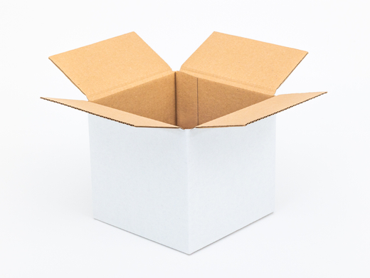 Karton klapowy 180x180x180mm 3W B 360g/m2 Biały Paczka 280 szt.