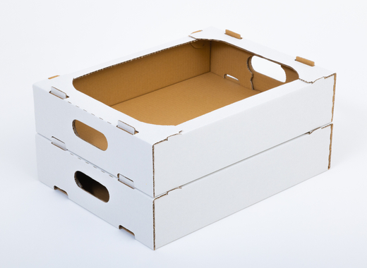 Karton na pączki 400x300x85mm wew. 3W B 360g/m2 Biały Paleta 1500 szt.