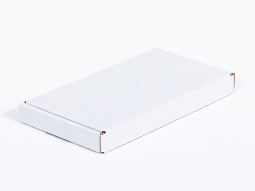 Karton fasonowy 200x100x20mm 3W E 370g/m2 Biały Zestaw palet 48960 szt.